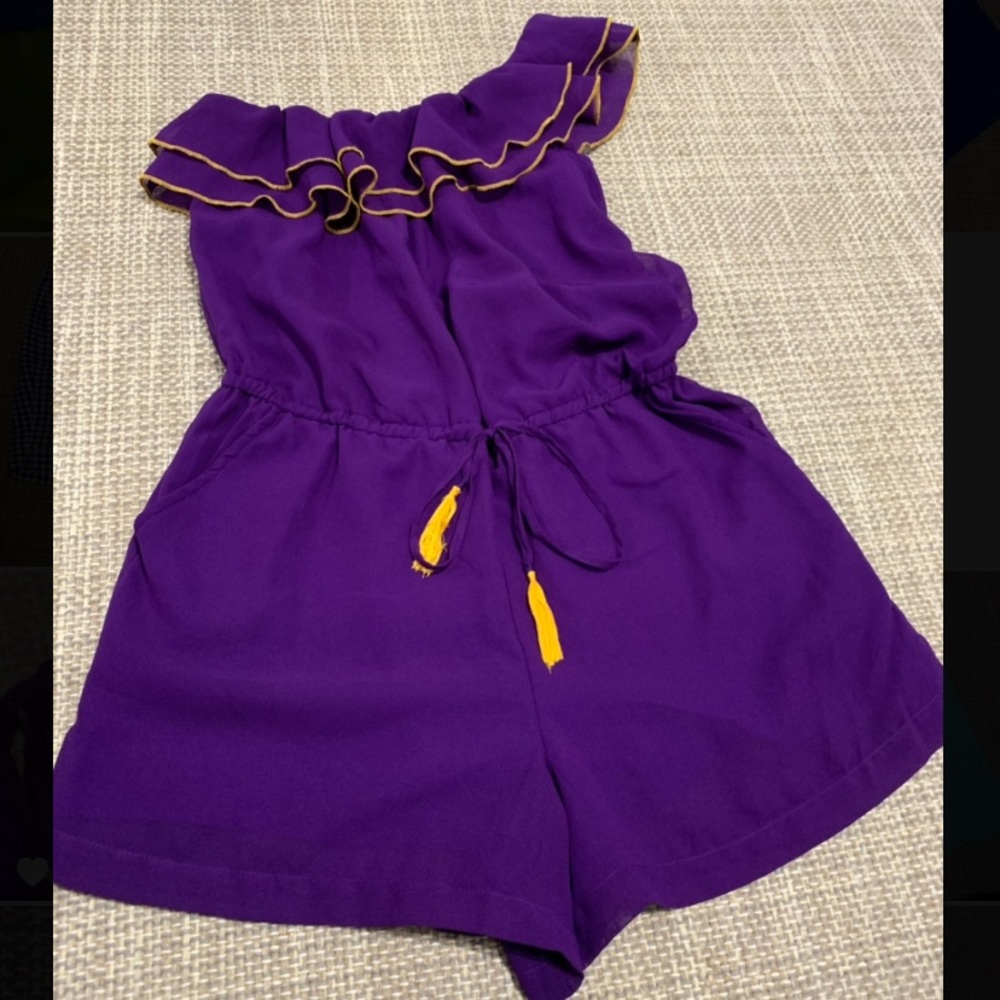 One Shoulder Romper